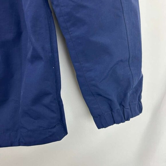 Lands End Squall Women's S 34-36 Blue 1/4 Zip Hooded Pullover Windbreaker Jacket - Picture 15 of 16